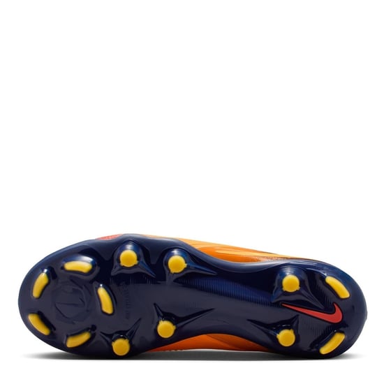 Boys Nike Phantom 6 Pro Juniors Multi Ground Football Boots in Orange/Volt - Image 3