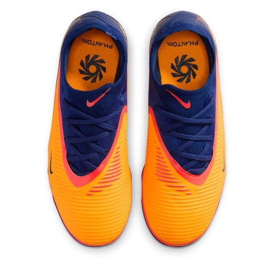 Boys Nike Phantom 6 Pro Juniors Multi Ground Football Boots in Orange/Volt - Image 6