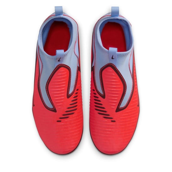 Boys Nike Phantom 6 Academy High Juniors Firm Ground Football Boots in Blue/Purple - Image 6