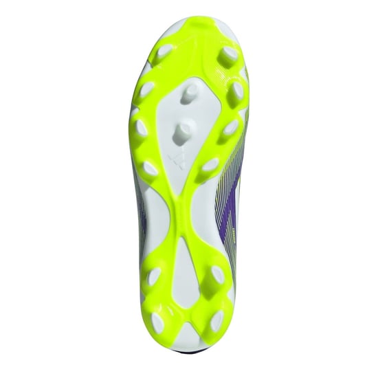 Boys adidas F50 League Juniors Multi Ground Football Boots in Purple/White - Image 6