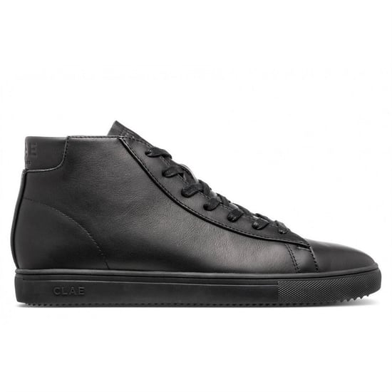 Boys CLAE Kids Low Top Trainers in Triple Blk/Lth - Image 1