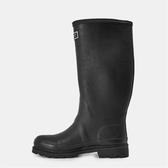Boys CLAE Malone Knit Wellington Boots with Lug Sole in Black - Image 2
