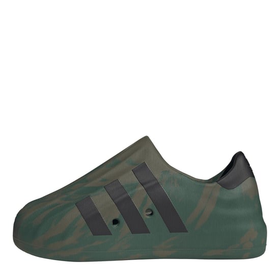 Boys adidas Originals Superstar Slip On Trainers in Olive Strata - Image 2