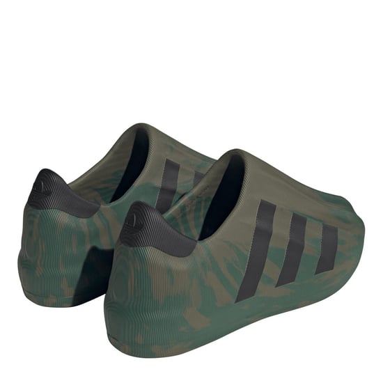 Boys adidas Originals Superstar Slip On Trainers in Olive Strata - Image 4