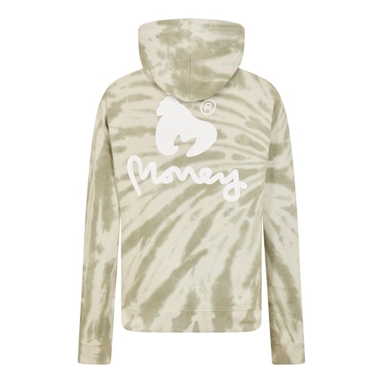 Money Heren Tie Dye Hoodie (Kasteel Grijs) - Image 2