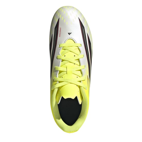 Boys adidas F50 Messi Club Juniors Firm Ground Football Boots in Solar Yellow - Image 5