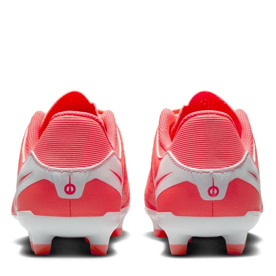 Boys Nike Tiempo Legend 10 Academy Juniors Firm Ground Football Boots in Red/White - Image 5