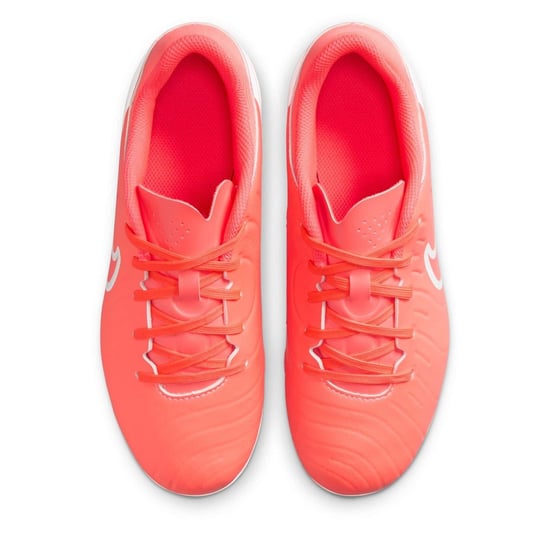 Boys Nike Tiempo Legend 10 Academy Juniors Firm Ground Football Boots in Red/White - Image 6