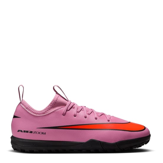 Boys Nike Zoom Mercurial Vapor 16 Academy Juniors Astro Turf Football Boots in Pink/Black - Image 1