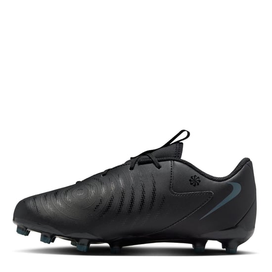 Boys Nike Phantom Gx Ii Academy Junior Firm Ground Football Boots in Black/Green - Image 2