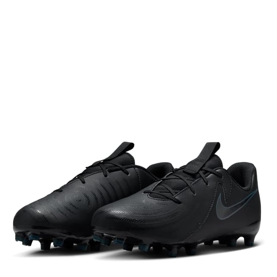 Boys Nike Phantom Gx Ii Academy Junior Firm Ground Football Boots in Black/Green - Image 4
