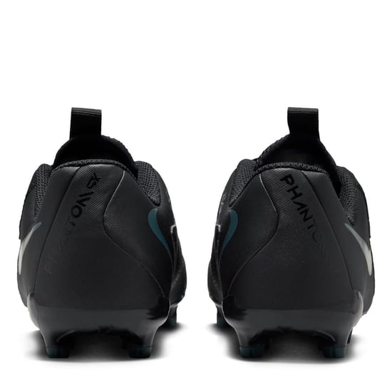 Boys Nike Phantom Gx Ii Academy Junior Firm Ground Football Boots in Black/Green - Image 5