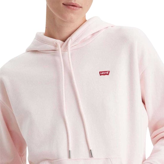 Levis Huvtröja med avslappnad passform för damer/damer (Rosa) - Image 4