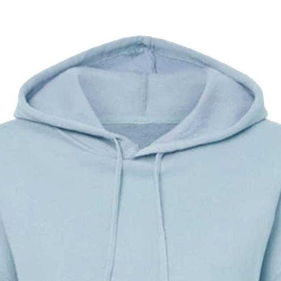 Miso Kort hoodie med dragsko för kvinnor/damer (Blå) - Image 3