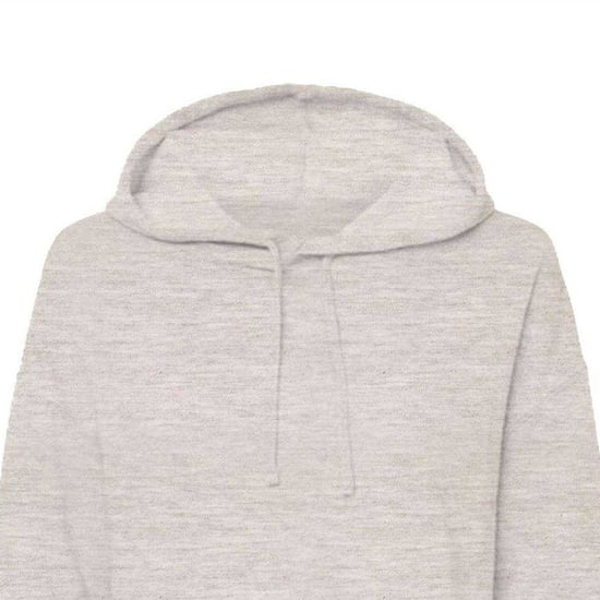 Miso Kort hoodie i marl för kvinnor/damer (Havregrynsgröt) - Image 3