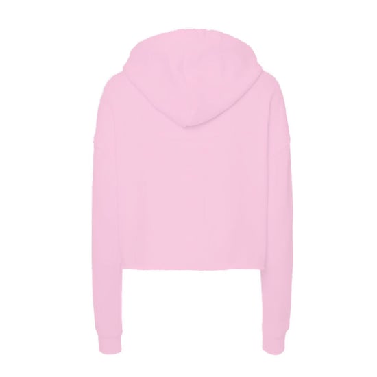 Miso Kort hoodie i marl för kvinnor/damer (Rosa) - Image 2