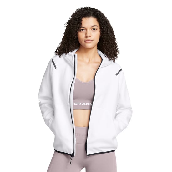 Under Armour Dames-sweatjack ‘Unstoppable’ in twee kleuren (Wit) - Image 3