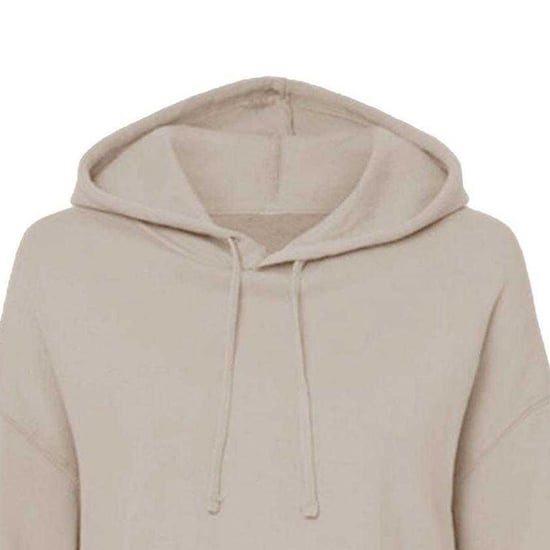 Miso Kort hoodie med dragsko för kvinnor/damer (Sand) - Image 3