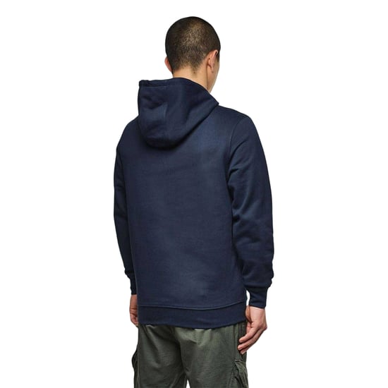 Weekend Offender Hoodie met trekkoord en verborgen zak van gekamd katoen voor heren (Marine) - Image 2
