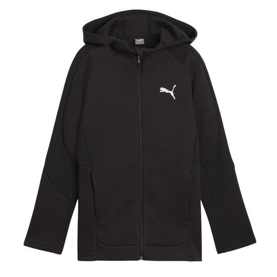 Puma Barn/Kids Full Zip Hoodie med dragkedja (Puma Black) - Image 1