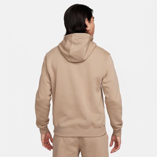 Nike Huvtröja med hel dragkedja för herr från Sportswear Club (Khaki grönt) - Image 2