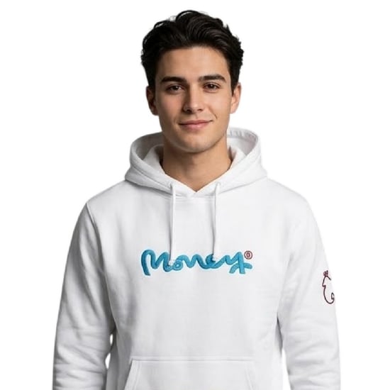 Money Mens Chop Hoodie (Wit) - Image 4