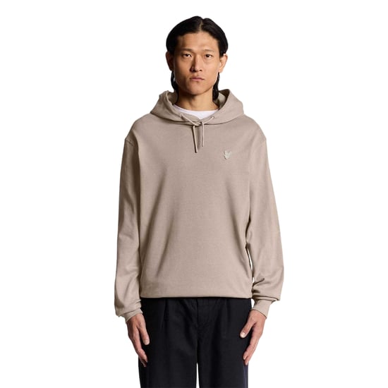 Lyle & Scott Heren-hoodie van katoenmix, zwaar gewicht, normale pasvorm (Bruin) - Image 2