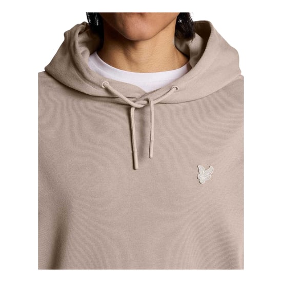 Lyle & Scott Heren-hoodie van katoenmix, zwaar gewicht, normale pasvorm (Bruin) - Image 4