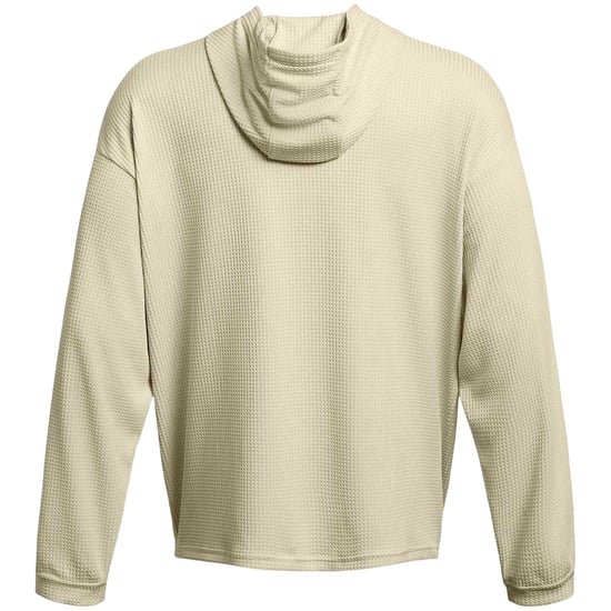 Under Armour Heren Rival Waffle-hoodie met lange mouwen en relaxte pasvorm (Wit) - Image 2