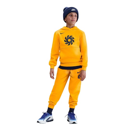Nike Kinderen Graphic Print Logo Hoodie (Universiteitsgoud) - Image 3
