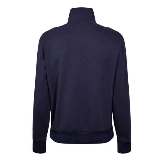 Boss Casual hoodie met doorlopende rits voor heren (Donkerblauw) - Image 2