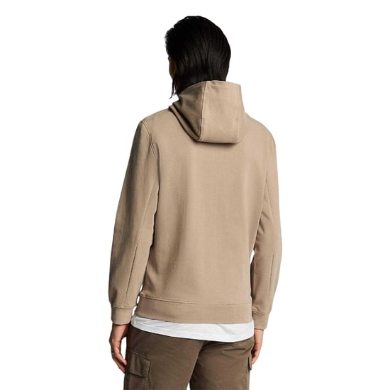Lyle & Scott Heren Hybride Hoodie (Bruin) - Image 2