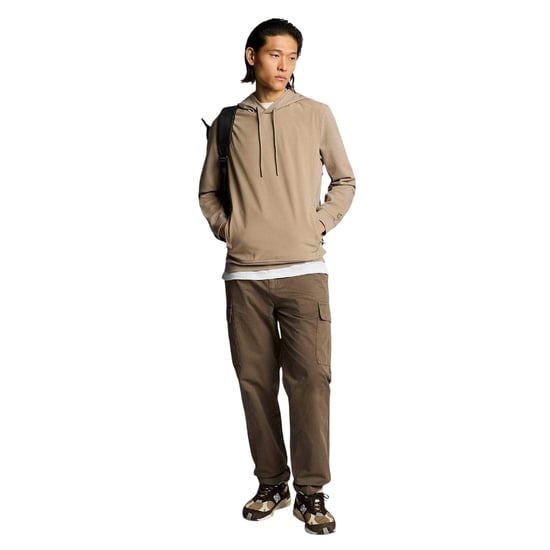 Lyle & Scott Heren Hybride Hoodie (Bruin) - Image 4