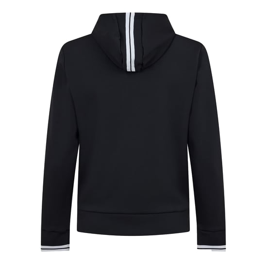 Boss Heren-hoodie met volledige ritssluiting en stretchstof (Zwart) - Image 2