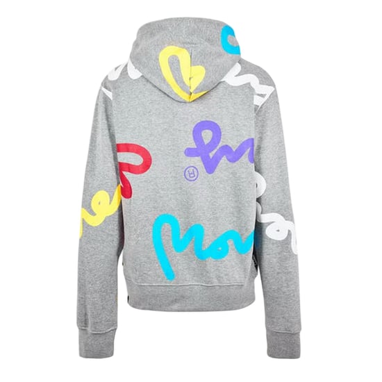 Money Grafische heren Hoodie (Grijs) - Image 2