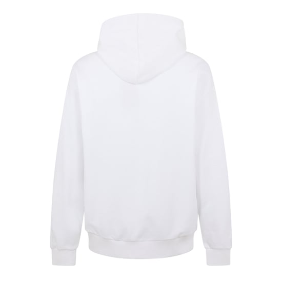 Hugo Heren-hoodie met lange mouwen en trekkoord, standaardpasvorm (Wit) - Image 3