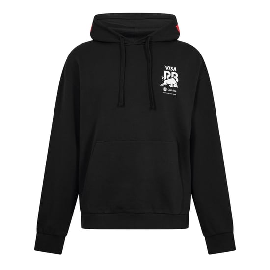 Hugo Hoodie met verlaagde schouders en trekkoord voor heren (Zwart) - Image 1