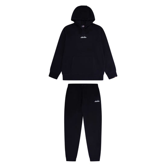 Ellesse Trainingspak met logo voor heren (Zwart) - Image 1
