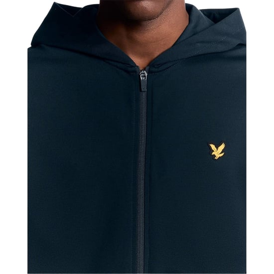 Lyle & Scott Heren Fly Fleece Full Zip Hoodie (Donkere marine) - Image 3
