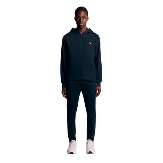 Lyle & Scott Heren Fly Fleece Full Zip Hoodie (Donkere marine) - Image 4