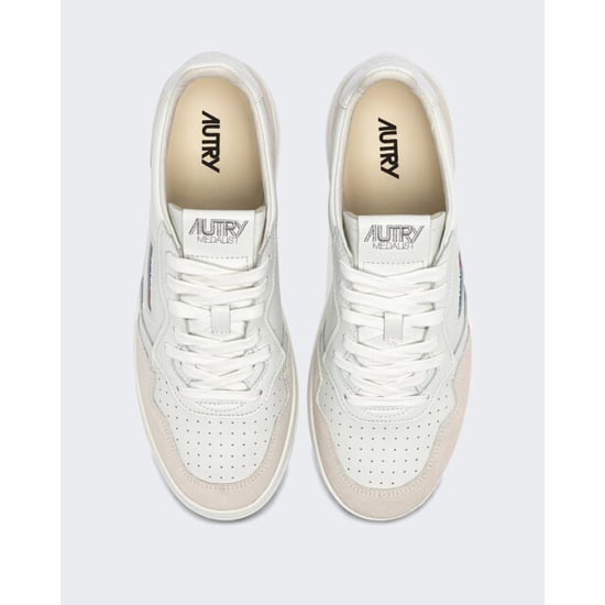 Autry Heren aulm-ls30-medalist low man leat/suede totalwht - Image 2