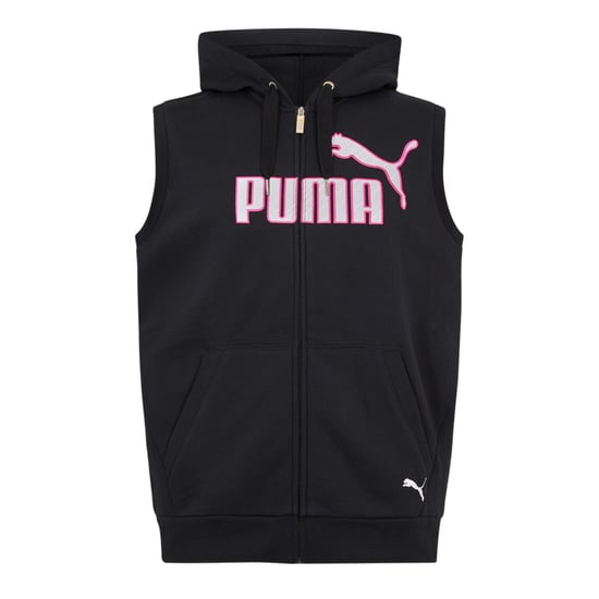 Puma Heren Logo Mouwloze Jas (Zwart) - Image 1