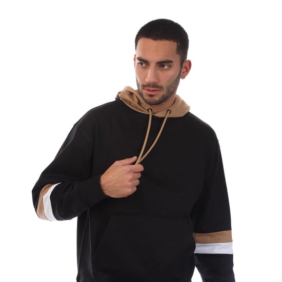 Boss Heren Sullivan 20 oversized hoodie met trekkoord (Zwart) - Image 3