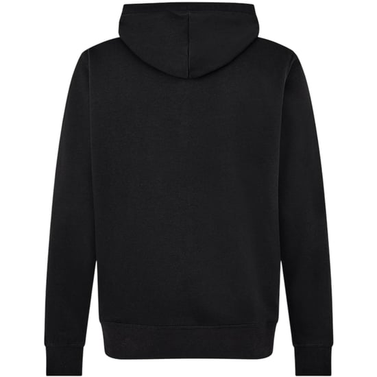Original Penguin Herrar Bomull Långärmad Full Zip Hoodie (Äkta Svart) - Image 2