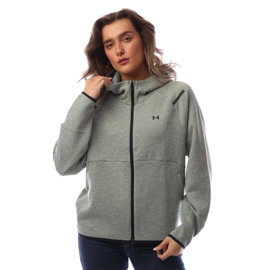 Under Armour Dames/Dames Fleece Full Zip Hoodie (Groen) - Image 1