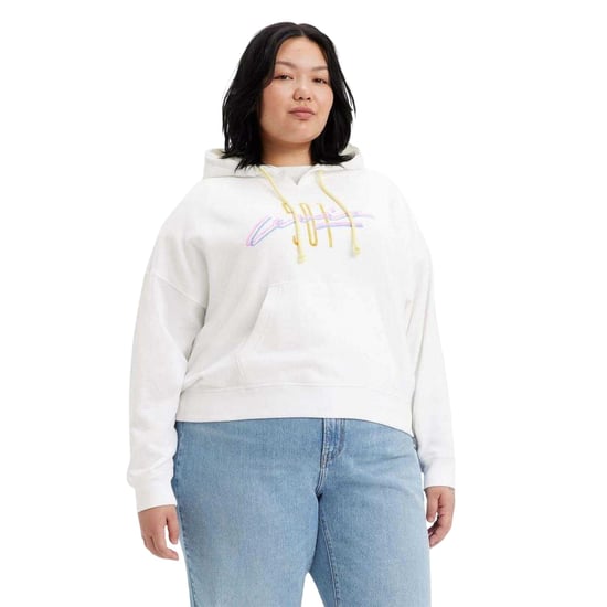 Levis Authentieke hoodie met print voor dames (Wit) - Image 1