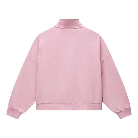 Napapijri Womens/Ladies Almas Quarter Zip Sweatshirt (Pink) - Image 2