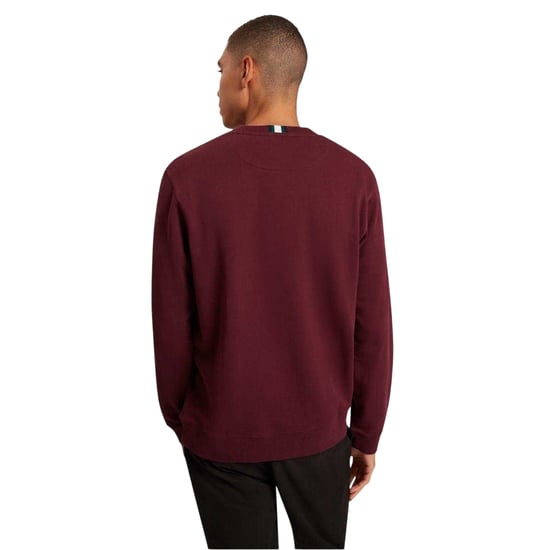 Ted Baker Mens Crew Neck Sweatshirt (Oxblood) - Image 5