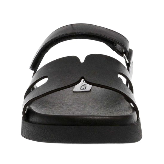 Steve Madden Missile-E lädertofflor för barn/ungdomar (Svart) - Image 4