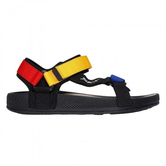 Skechers Heren Hyperslide Textiel Slippers (Zwart) - Image 1